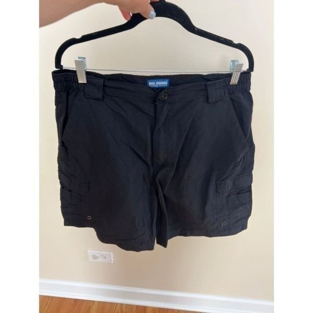 Reel legends men black performance shorts size large